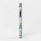 Emerald Green en Gold Paisley Bladpatroon Case-Mate iPhone Case (Achterkant/rechts)