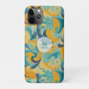 Emerald Green en Gold Paisley-geïnspireerde Abstra Case-Mate iPhone Case
