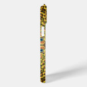 Emerald Green en Gold Peacock Feathers Case-Mate iPhone Case (Achterkant / Rechts)