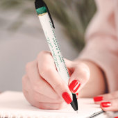 Emerald Green en Gold Waterverf Business Zwarte Inkt Pen