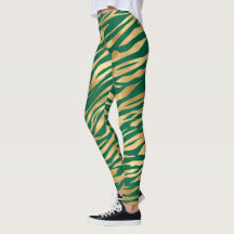 Emerald Green en Gold Zebra/tijgergestreept smeden