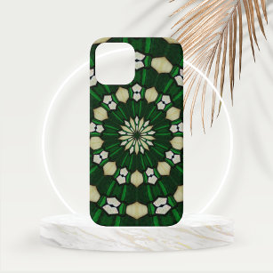 Emerald Green en Ivory Glass Case-Mate iPhone Case