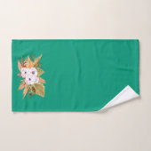 Emerald Green en Pampas Grass Bad Handdoek (Handdoek)