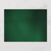 Emerald Green en Roos Gold Save the Date Kaart (Achterkant)