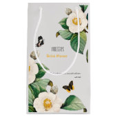 Emerald Green en White Camellia Klein Cadeauzakje (Voorkant)