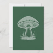 Emerald Green Enchanted Forest bruiloft Kaart (Achterkant)