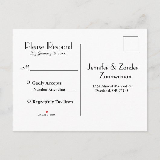 Emerald Green Enchanted Forest bruiloft Uitnodiging Briefkaart (Achterkant)