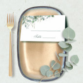 Emerald Green Eucalyptus Sage Green Waterverf Plaatskaartje