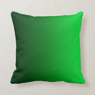 Emerald Green Fade Modern Square Pillow Kussen