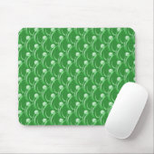 Emerald Green Fancy Swirls Mousepad Muismat (Met muis)