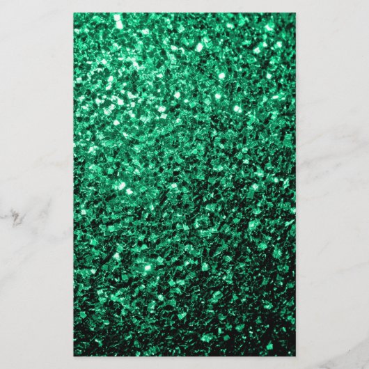 Emerald Green faux glitter Flyer (Voorkant)