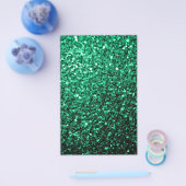 Emerald Green faux glitter Flyer (Enkel)