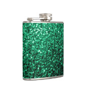 Emerald Green faux glitter Heupfles (Rechts)