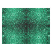Emerald Green faux glitter Tafelkleed (Voorkant (Horizontaal))