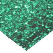 Emerald Green faux glitter Tafelkleed (Gekanteld)