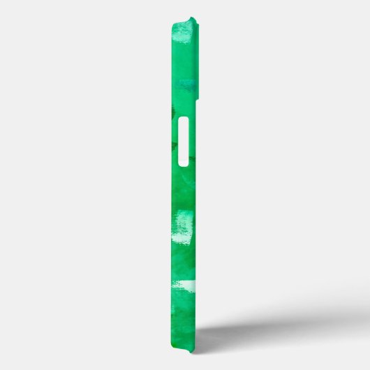 Emerald & Green Faux Glitter Texture Case-Mate iPhone Case (Achterkant / Rechts)