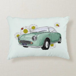 Emerald Green Figaro accent pillow Accent Kussen