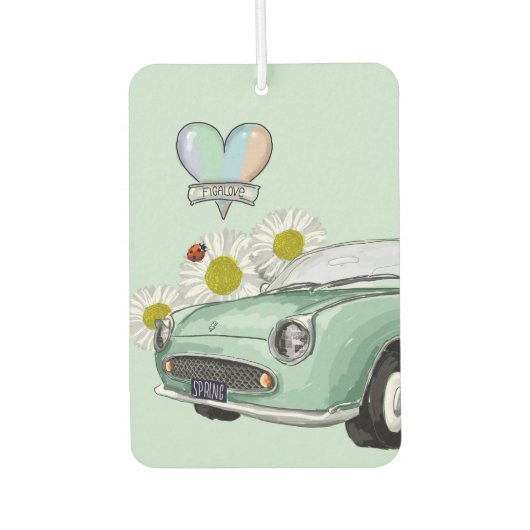 Emerald Green Figaro air freshener Luchtverfrisser (Voorkant)