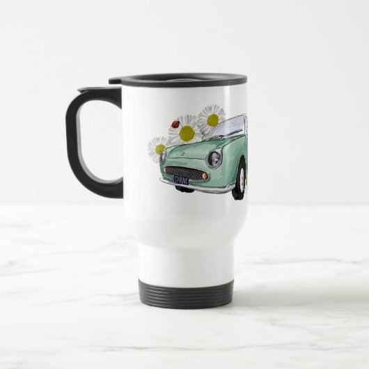 Emerald Green Figaro mug - reisbeker (Links)
