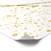 Emerald Green Floral Quinceanera Welkomstteken Poster (Hoek)