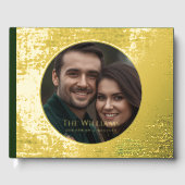 Emerald Green Folie gastenboek Elegante gastenboek (Voorkant)