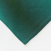 Emerald Green Fractal Flower Fleece Deken (Hoek)