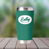 Emerald Green gestileerde bruiloft bruidsmeisje Geïsoleerde Drinkbeker