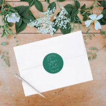 Emerald Green gestileerde bruiloft Save the Date
