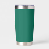 Emerald Green gestileerde bruiloftsbruidsjonker Geïsoleerde Drinkbeker (Achterkant)