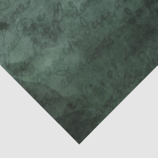 Emerald green gevloed papier voor perkamentpapier (Detail)