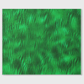 Emerald Green Glam Animal Print Cadeaupapier (Vlak)