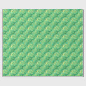 Emerald Green Glassy Texture Cadeaupapier (Vlak)