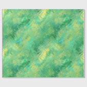 Emerald Green Glassy Texture Cadeaupapier (Vlak)