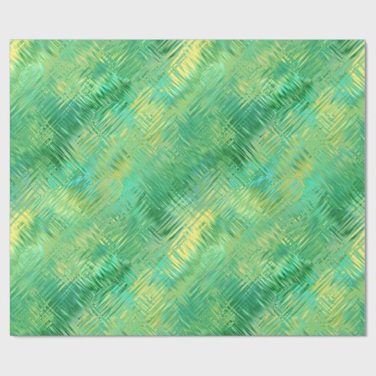 Emerald Green Glassy Texture Cadeaupapier (Vlak)