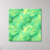 Emerald Green Glassy Texture Canvas Afdruk (Voorkant)