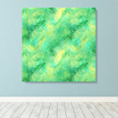Emerald Green Glassy Texture Canvas Afdruk (Insitu (Houten vloer))