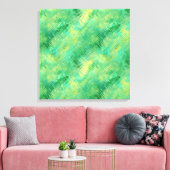 Emerald Green Glassy Texture Canvas Afdruk (Insitu (Woonkamer))