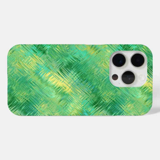 Emerald Green Glassy Texture Case-Mate iPhone Case (Achterkant (horizontaal))