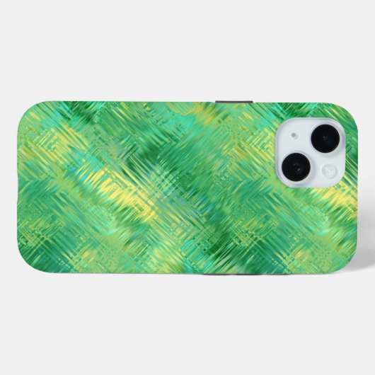 Emerald Green Glassy Texture Case-Mate iPhone Case (Achterkant (horizontaal))