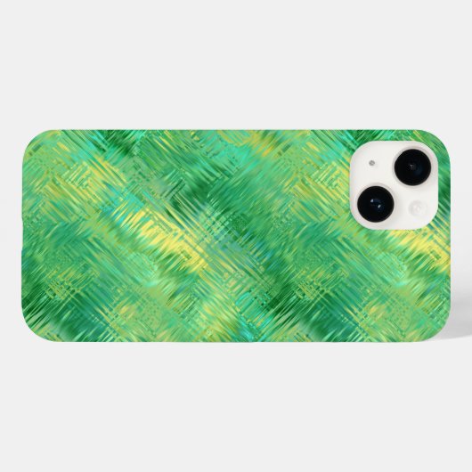Emerald Green Glassy Texture Case-Mate iPhone Case (Achterkant (horizontaal))