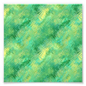 Emerald Green Glassy Texture Foto Afdruk (Voorkant)