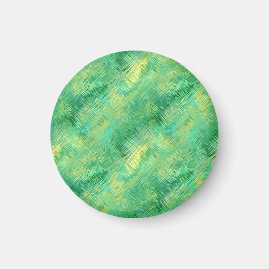 Emerald Green Glassy Texture Magneet (Voorkant)