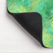 Emerald Green Glassy Texture Muismat (Hoek)