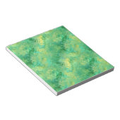 Emerald Green Glassy Texture Notitieblok (Schuin)