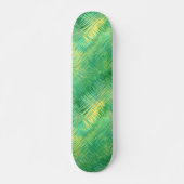 Emerald Green Glassy Texture Persoonlijk Skateboard (Voorkant)
