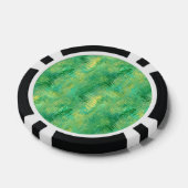 Emerald Green Glassy Texture Poker Chips (Enkel)