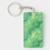 Emerald Green Glassy Texture Sleutelhanger (Voorkant)