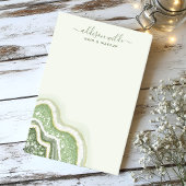 Emerald Green Glitter Agate Geode Luxe Business Post-it® Notes