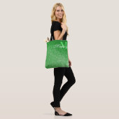 Emerald Green Glitter Glitz en Glam Tote Bag (Op model)