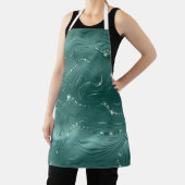 Emerald Green Glitzy Marble Schort (Insitu)